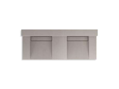 Constellation™ 60" wall-mount basin lavatory system with backsplash