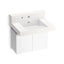 Constellation™ 30" wall-mount lavatory system with backsplash