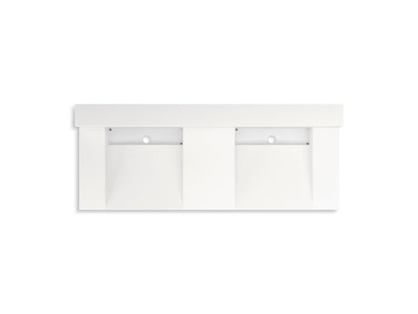 Constellation™ 60" wall-mount basin lavatory system with backsplash