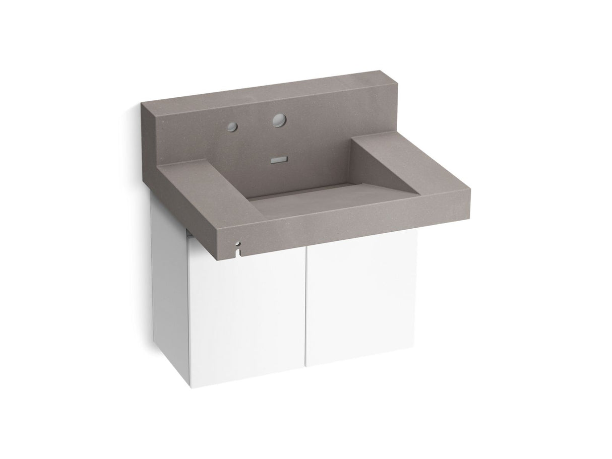 Constellation™ 30" wall-mount lavatory system with backsplash