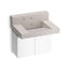 Constellation™ 30" wall-mount lavatory system with backsplash