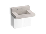 Constellation™ 30" wall-mount lavatory system with backsplash