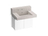 Constellation™ 30" wall-mount lavatory system with backsplash