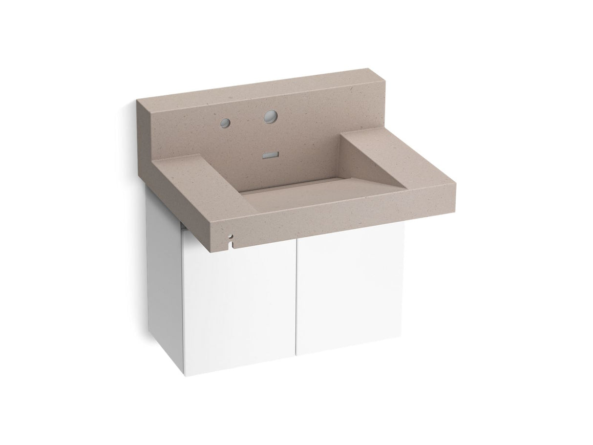 Constellation™ 30" wall-mount lavatory system with backsplash