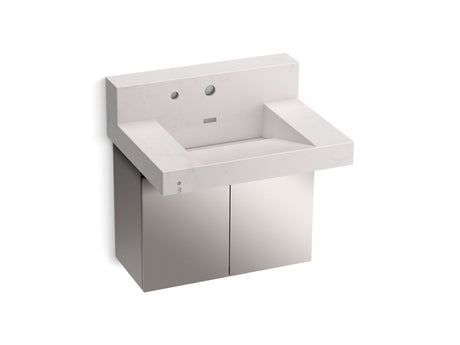 Constellation™ 30" wall-mount lavatory system with backsplash