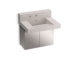 Constellation™ 30" wall-mount lavatory system with backsplash