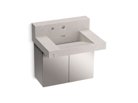 Constellation™ 30" wall-mount lavatory system with backsplash