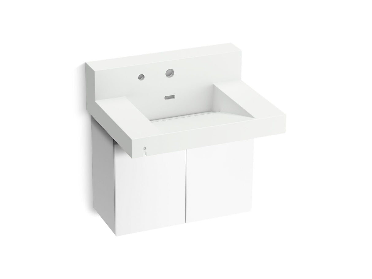 Constellation™ 30" wall-mount lavatory system with backsplash