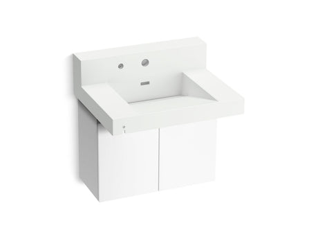 Constellation™ 30" wall-mount lavatory system with backsplash