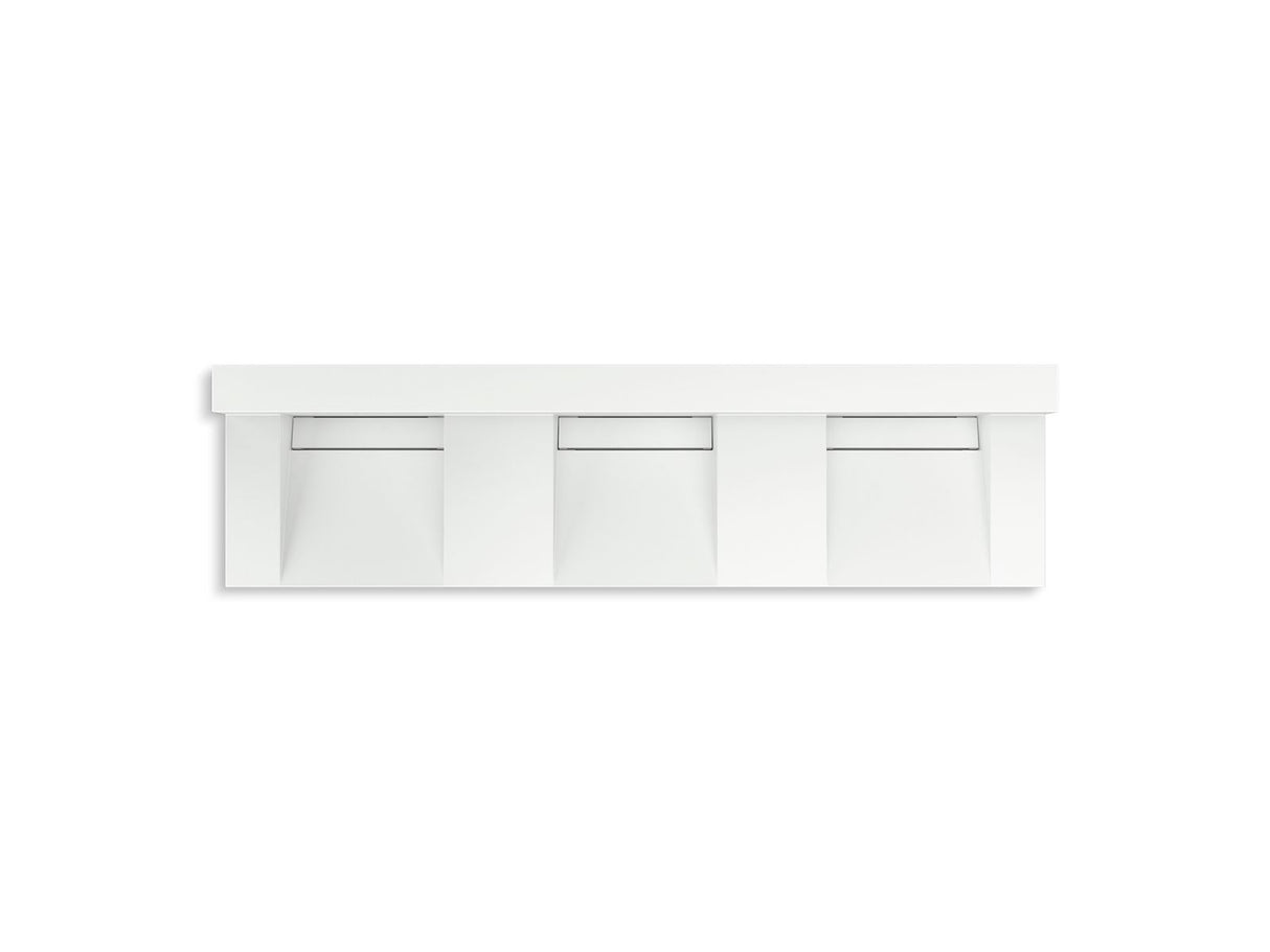 Constellation™ 90" wall-mount basin lavatory system with backsplash