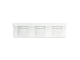 Constellation™ 90" wall-mount basin lavatory system with backsplash