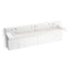 Constellation™ 90" wall-mount trough lavatory system with backsplash