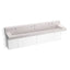 Constellation™ 90" wall-mount trough lavatory system with backsplash