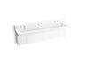 Constellation™ 90" wall-mount trough lavatory system with backsplash
