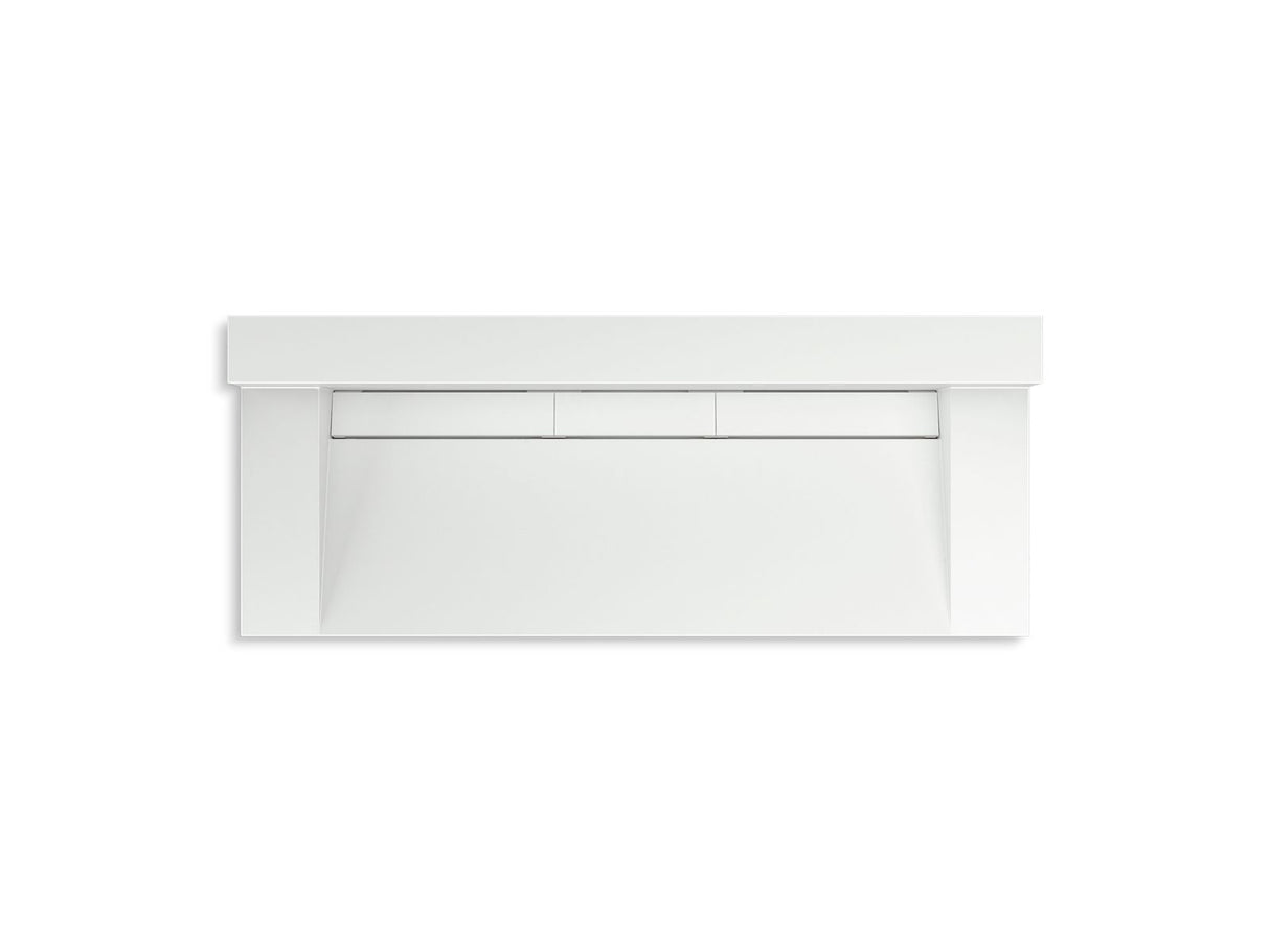 Constellation™ 60" wall-mount trough lavatory system with backsplash