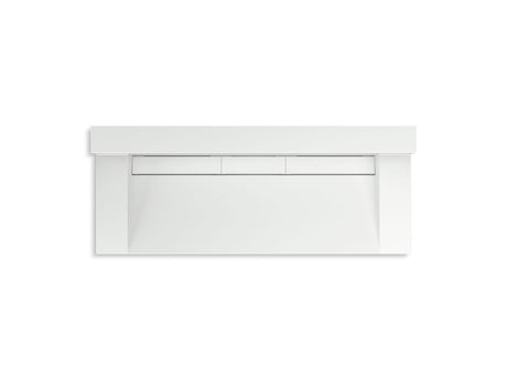 Constellation™ 60" wall-mount trough lavatory system with backsplash