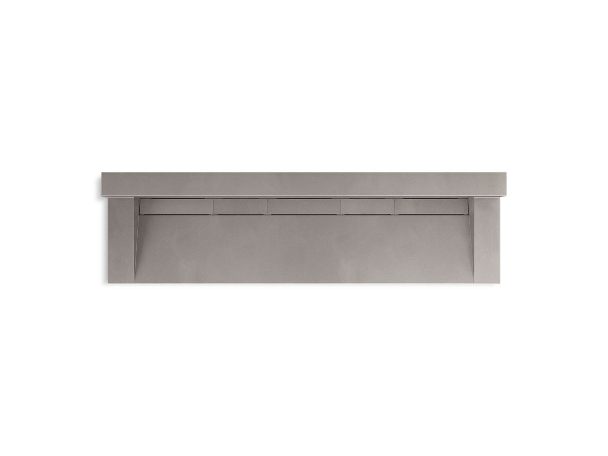 Constellation™ 90" wall-mount trough lavatory system with backsplash