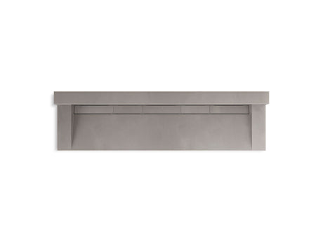 Constellation™ 90" wall-mount trough lavatory system with backsplash