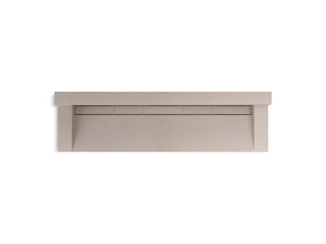 Constellation™ 90" wall-mount trough lavatory system with backsplash
