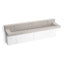 Constellation™ 90" wall-mount trough lavatory system with backsplash