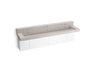 Constellation™ 90" wall-mount trough lavatory system with backsplash