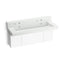 Constellation™ 60" wall-mount trough lavatory system with backsplash