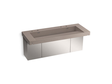 Constellation™ 60" wall-mount trough lavatory system