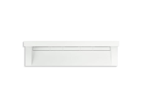 Constellation™ 90" wall-mount trough lavatory system with backsplash