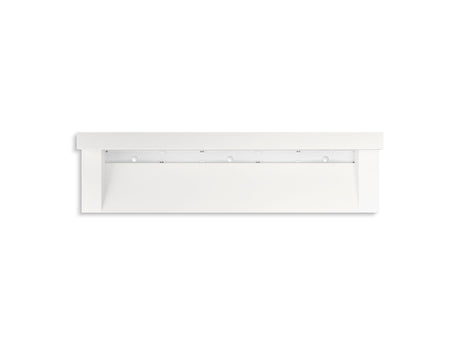 Constellation™ 90" wall-mount trough lavatory system with backsplash