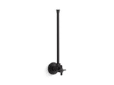 1/2" NPT angle supply with stop with cross handle and annealed vertical tube