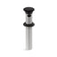 Clicker drain with overflow