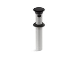 Clicker drain with overflow