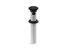 Clicker drain with overflow