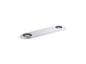 8" two-hole escutcheon plate for Insight™ and Kinesis® lavatory faucets and soap dispensers