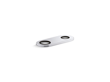 4" two-hole escutcheon plate for Insight™ and Kinesis® lavatory faucets and soap dispensers
