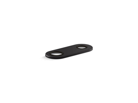 4" two-hole escutcheon plate for Insight™ and Kinesis® lavatory faucets and soap dispensers