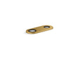 4" two-hole escutcheon plate for Insight™ and Kinesis® lavatory faucets and soap dispensers