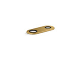 4" two-hole escutcheon plate for Insight™ and Kinesis® lavatory faucets and soap dispensers