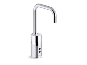 Gooseneck Touchless single-hole lavatory faucet with Insight™ sensor technology, DC-powered, less drain, 0.35 gpm
