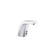 Sculpted Touchless single-hole lavatory faucet with Insight™ sensor technology and temperature mixer, AC-powered, less drain, 0.35 gpm