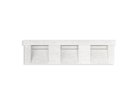 Constellation™ 90" wall-mount basin lavatory system with backsplash