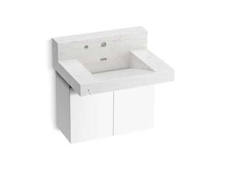 Constellation™ 30" wall-mount lavatory system with backsplash