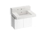 Constellation™ 30" wall-mount lavatory system with backsplash