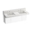 Constellation™ 60" wall-mount basin lavatory system with backsplash