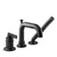 Castia® by Studio McGee Deck-mount bath faucet with handshower