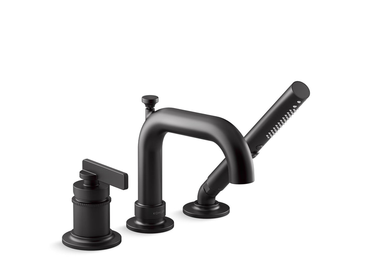 Castia® by Studio McGee Deck-mount bath faucet with handshower