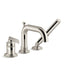 Castia® by Studio McGee Deck-mount bath faucet with handshower