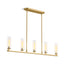 Crue® 45" linear chandelier