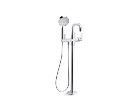 Castia® by Studio McGee Floor-mount bath filler trim with handshower