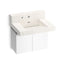 Constellation™ 30" wall-mount lavatory system with backsplash